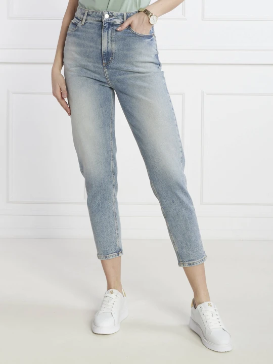 Zdjęcie produktu BOSS ORANGE Jeansy RUTH HR BC | Mom Fit niebieski