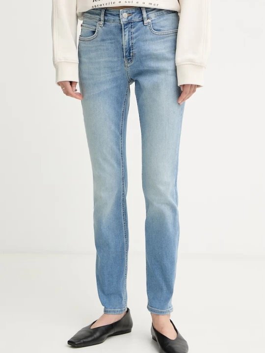 Zdjęcie produktu BOSS Orange jeansy slim fit damskie C JACKIE MR 11.0 niebieski