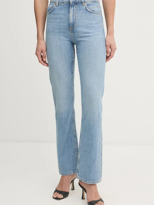 Zdjęcie produktu BOSS Orange jeansy straight damskie C ADA HR 15.0 niebieski