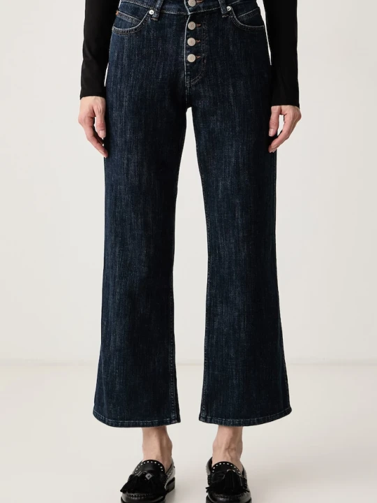 Zdjęcie produktu BOSS Orange jeansy straight damskie C_ANGELA MR 2.0 granatowy