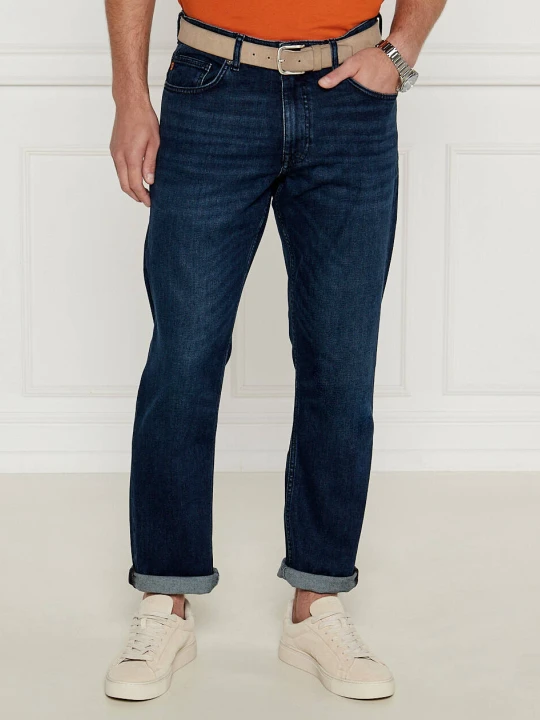 Zdjęcie produktu BOSS ORANGE Jeansy TROY | Tapered fit granatowy