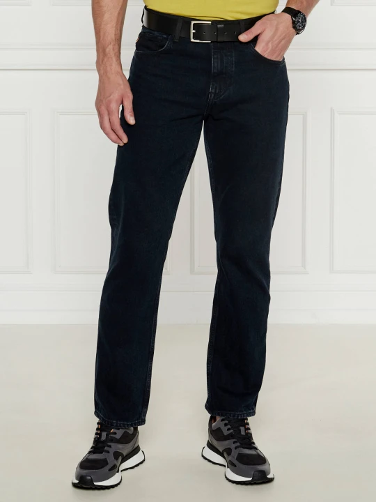 Zdjęcie produktu BOSS ORANGE Jeansy TROY | Tapered fit granatowy