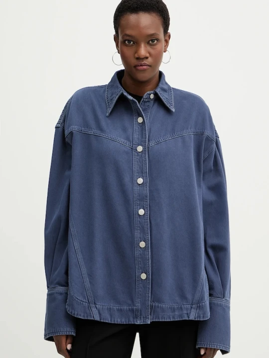 Zdjęcie produktu BOSS Orange koszula jeansowa C OVERSHIRT 1.0 granatowy