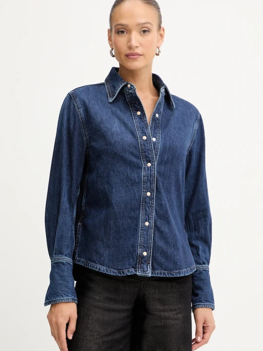 Zdjęcie produktu BOSS Orange koszula jeansowa C_SHIRT LS niebieski