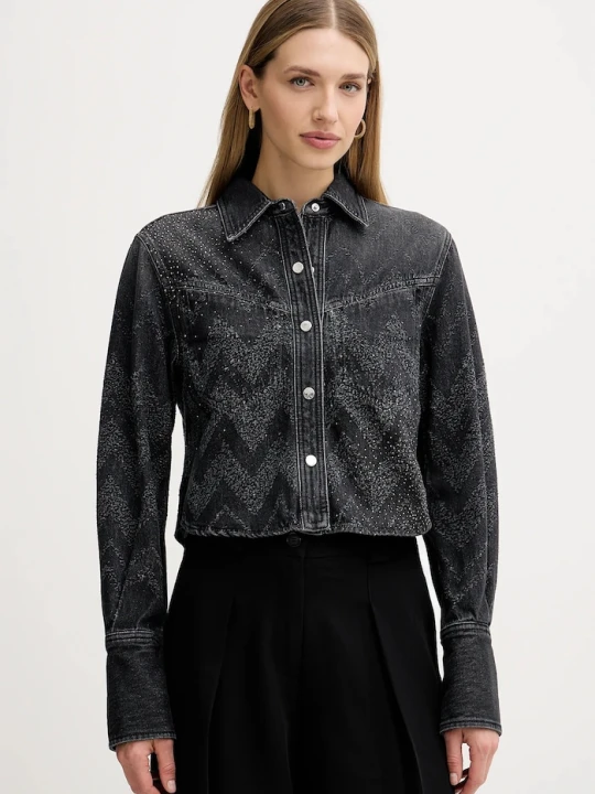 Zdjęcie produktu BOSS Orange koszula jeansowa C_SHIRT LS 1.0 szary