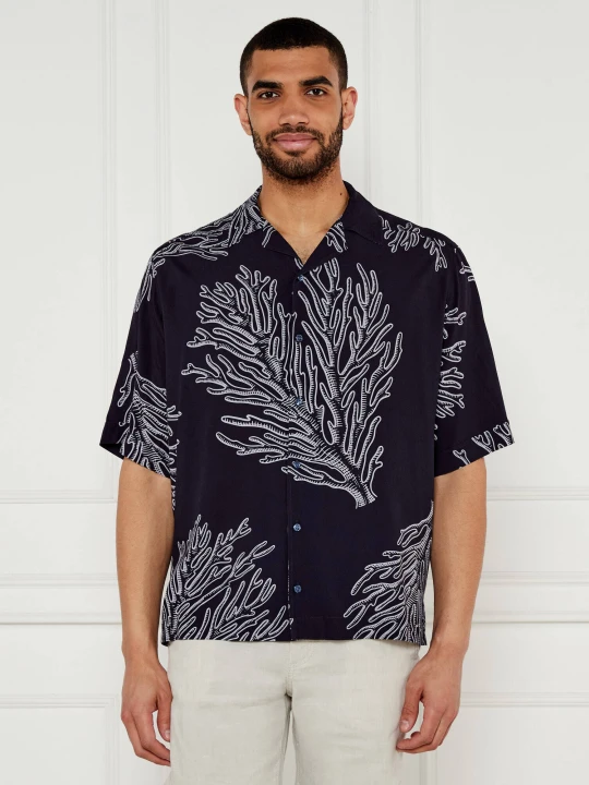 Zdjęcie produktu BOSS ORANGE Koszula Lapisy_M | Relaxed fit granatowy