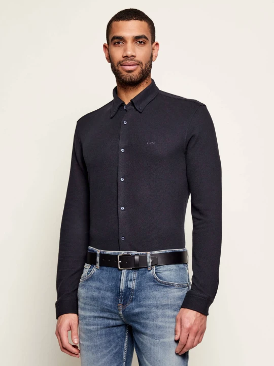 Zdjęcie produktu BOSS ORANGE Koszula Myjersey_M | Slim Fit granatowy