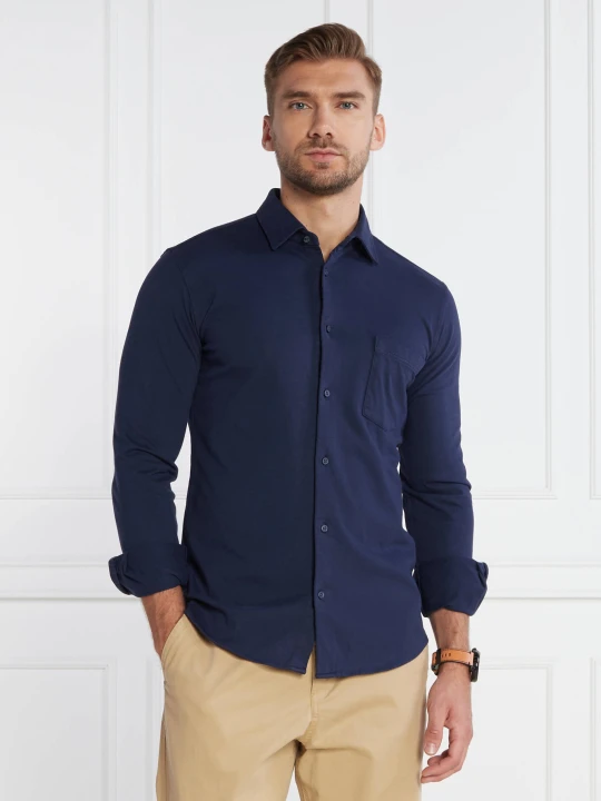 Zdjęcie produktu BOSS ORANGE Koszula Mysoft_2 | Slim Fit granatowy