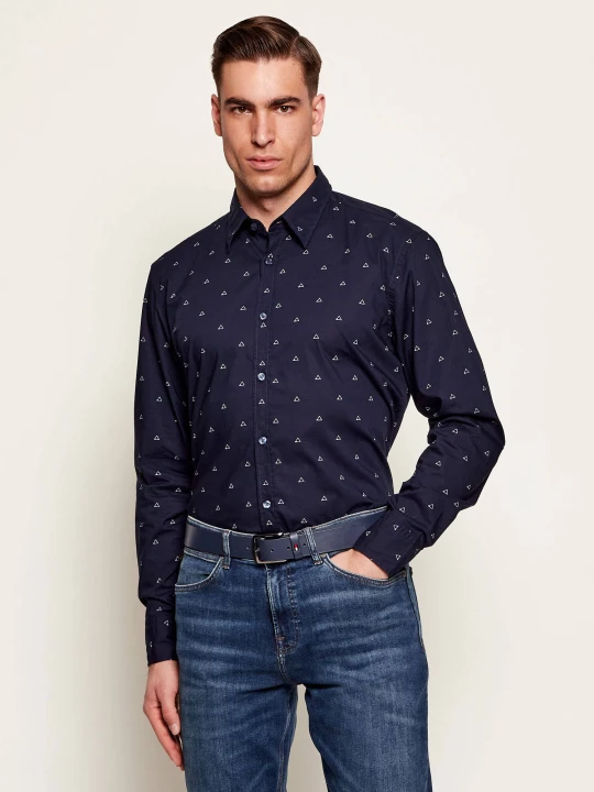Zdjęcie produktu BOSS ORANGE Koszula Relegant_6_M | Regular Fit granatowy