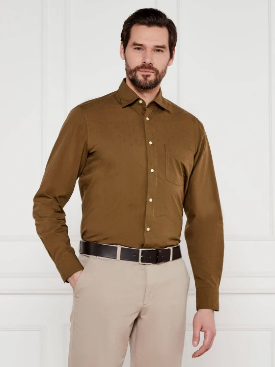 Zdjęcie produktu BOSS ORANGE Koszula Remiton_M | Regular Fit khaki