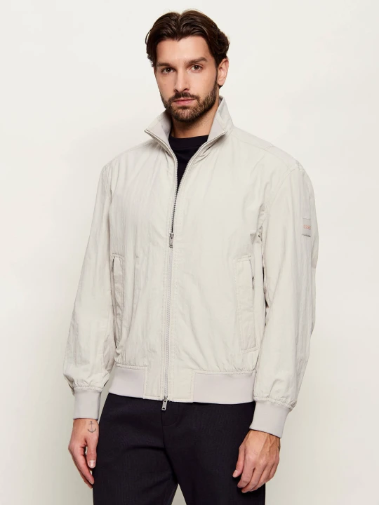 Zdjęcie produktu BOSS ORANGE Kurtka bomber Opens | Relaxed fit beżowy
