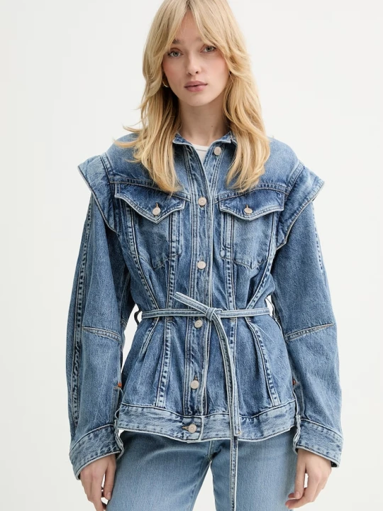 Zdjęcie produktu BOSS Orange kurtka jeansowa C CHINCHED JACKET niebieski