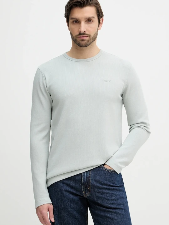 Zdjęcie produktu BOSS Orange longsleeve turkusowy