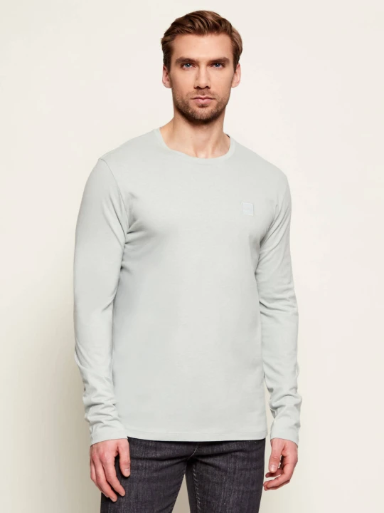 Zdjęcie produktu BOSS ORANGE Longsleeve Tacks | Regular Fit szary