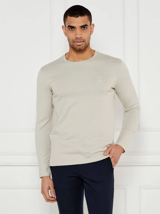Zdjęcie produktu BOSS ORANGE Longsleeve Tacks | Regular Fit beżowy