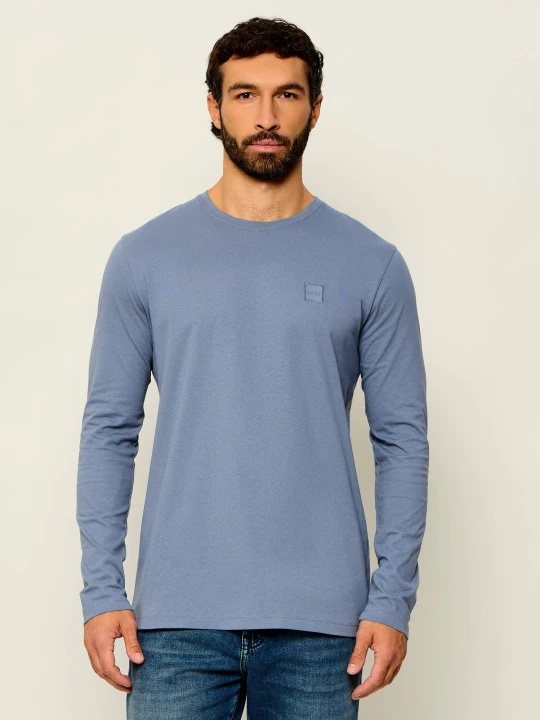 Zdjęcie produktu BOSS ORANGE Longsleeve Tacks | Regular Fit niebieski