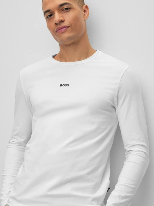 Zdjęcie produktu BOSS ORANGE Longsleeve TChark | Regular Fit biały