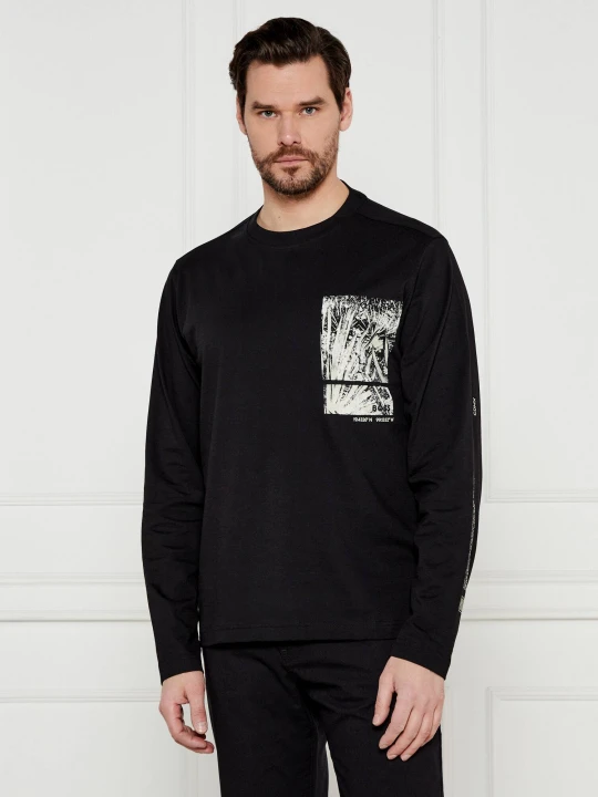 Zdjęcie produktu BOSS ORANGE Longsleeve Te_mexlong | Regular Fit czarny