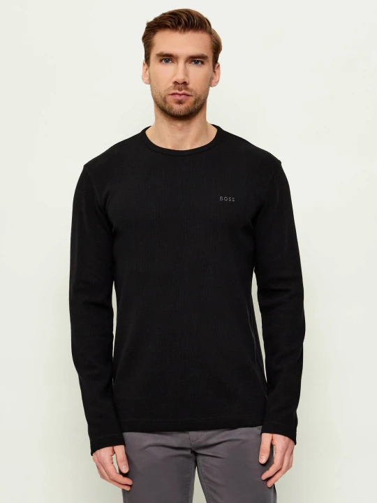 Zdjęcie produktu BOSS ORANGE Longsleeve Tempesto | Regular Fit czarny