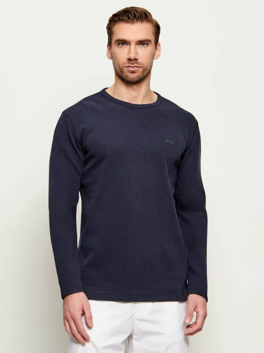 Zdjęcie produktu BOSS ORANGE Longsleeve Tempesto | Regular Fit granatowy