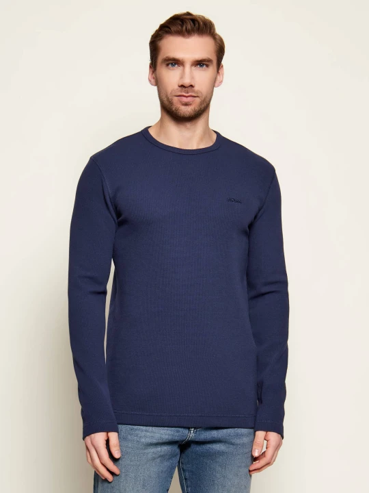 Zdjęcie produktu BOSS ORANGE Longsleeve Tempesto | Regular Fit granatowy