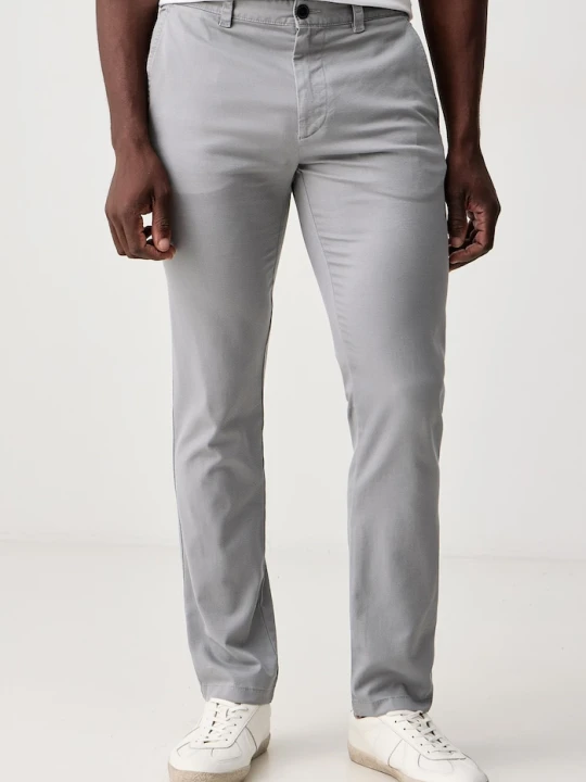 Zdjęcie produktu BOSS Orange męskie bawełniane z elastanem Chino-Slim-2 szary