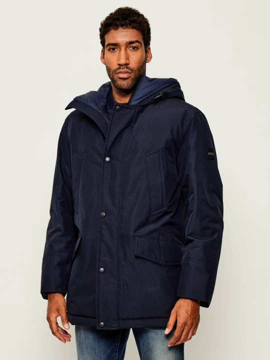 Zdjęcie produktu BOSS ORANGE Parka Osiass1 | Relaxed fit granatowy