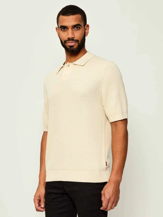 Zdjęcie produktu BOSS ORANGE Polo Akoppo | Relaxed fit beżowy