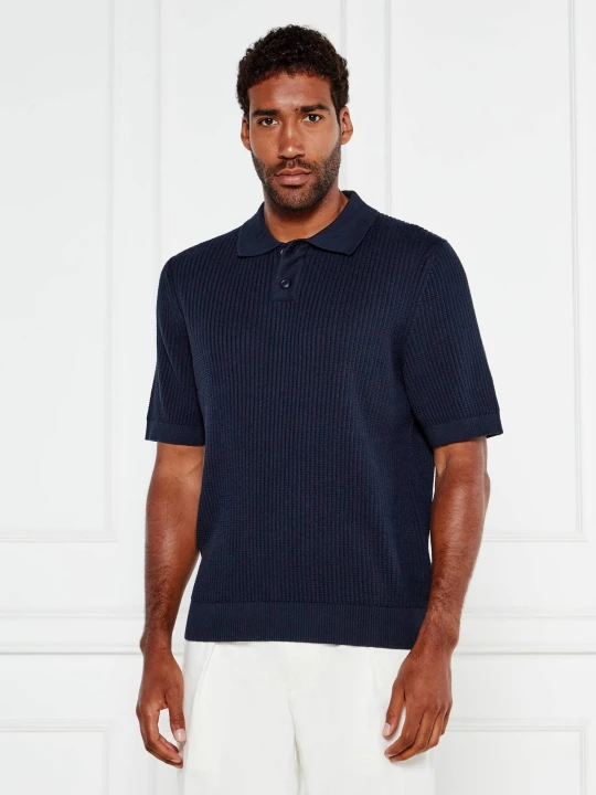 Zdjęcie produktu BOSS ORANGE Polo Akoppo | Relaxed fit granatowy