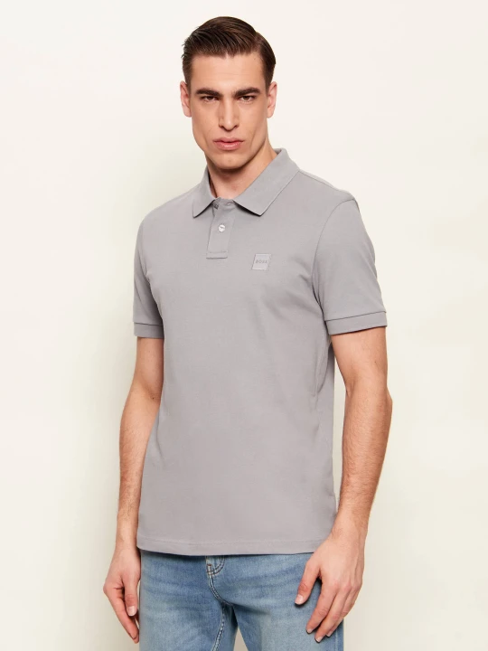 Zdjęcie produktu BOSS ORANGE Polo Passenger | Slim Fit szary