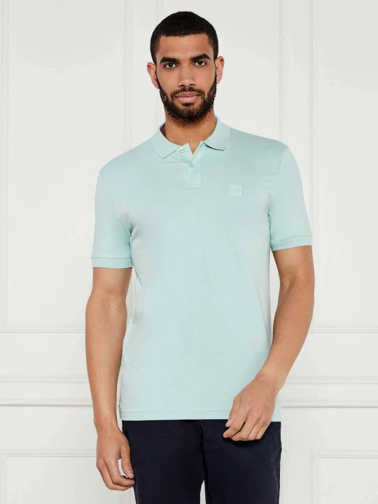 Zdjęcie produktu BOSS ORANGE Polo Passenger | Slim Fit miętowy