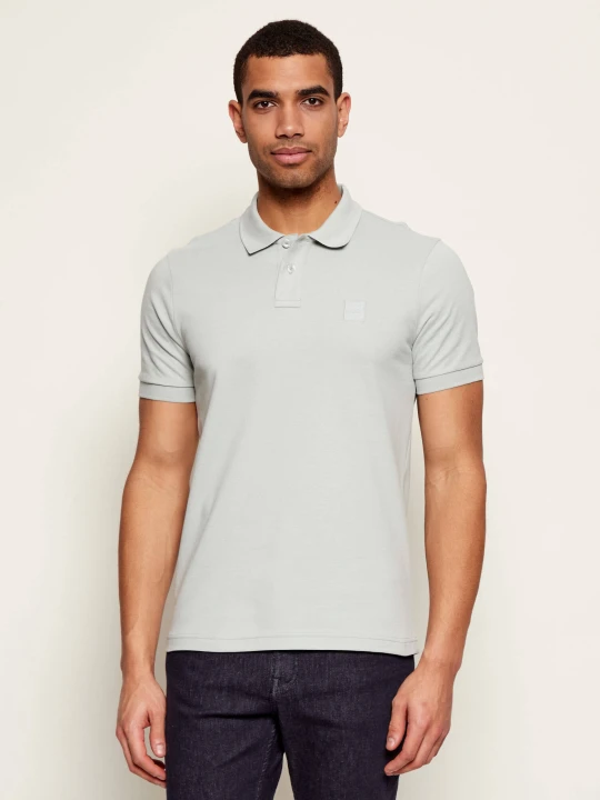 Zdjęcie produktu BOSS ORANGE Polo Passenger | Slim Fit szary
