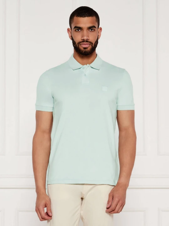 Zdjęcie produktu BOSS ORANGE Polo Passenger | Slim Fit miętowy