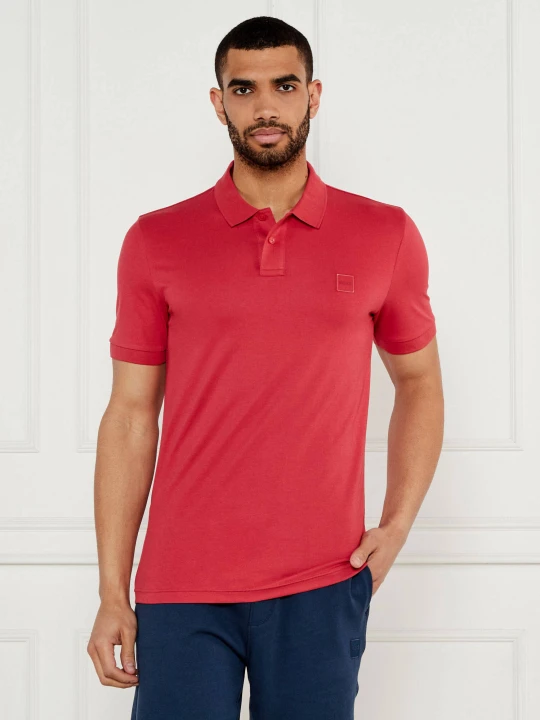 Zdjęcie produktu BOSS ORANGE Polo Passenger | Slim Fit czerwony