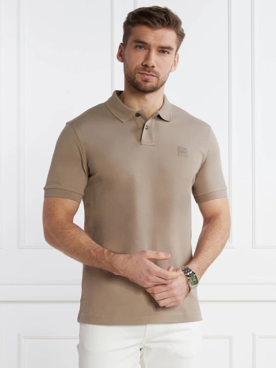 Zdjęcie produktu BOSS ORANGE Polo Passenger | Slim Fit beżowy