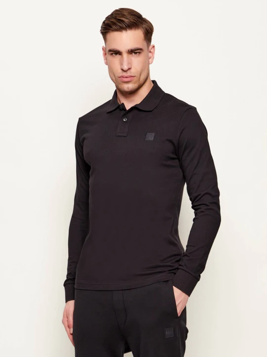 Zdjęcie produktu BOSS ORANGE Polo Passerby | Slim Fit czarny
