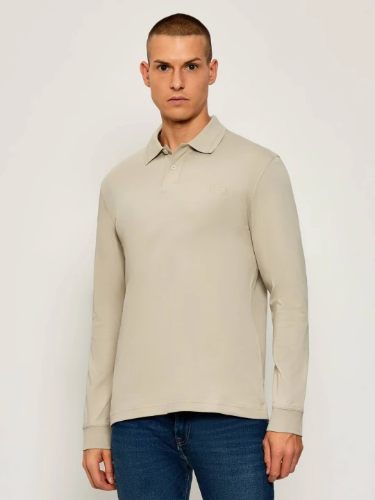 Zdjęcie produktu BOSS ORANGE Polo Pe_interlock_long | Regular Fit beżowy