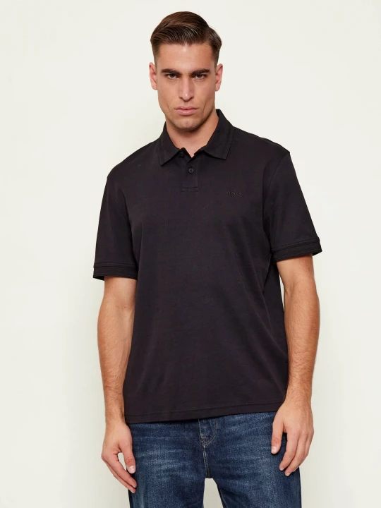 Zdjęcie produktu BOSS ORANGE Polo Pe_Interlock | Regular Fit czarny