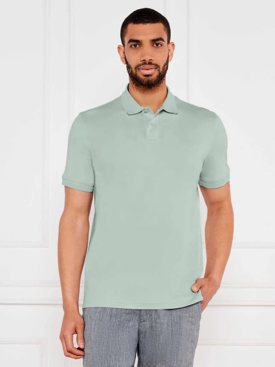 Zdjęcie produktu BOSS ORANGE Polo Pe_Interlock | Regular Fit miętowy