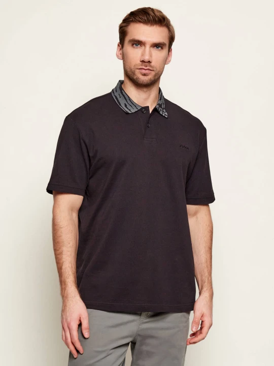 Zdjęcie produktu BOSS ORANGE Polo Pe_wildnature | Regular Fit czarny