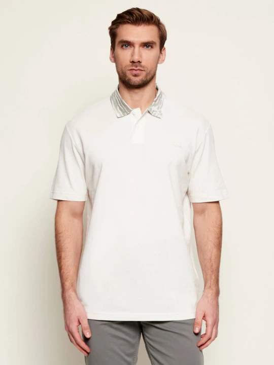 Zdjęcie produktu BOSS ORANGE Polo Pe_wildnature | Regular Fit biały
