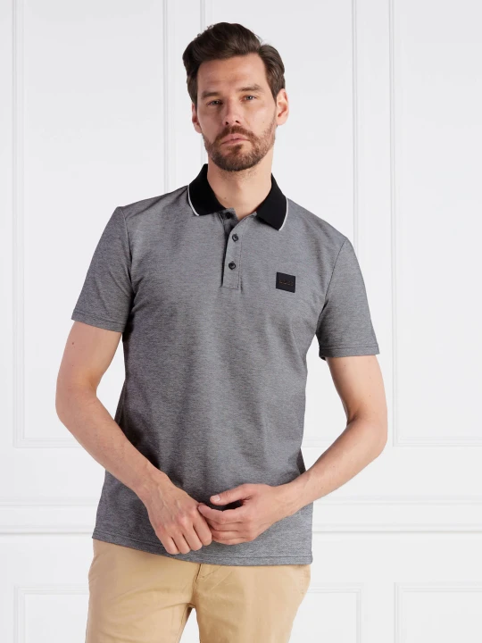 Zdjęcie produktu BOSS ORANGE Polo PeOxford | Regular Fit szary