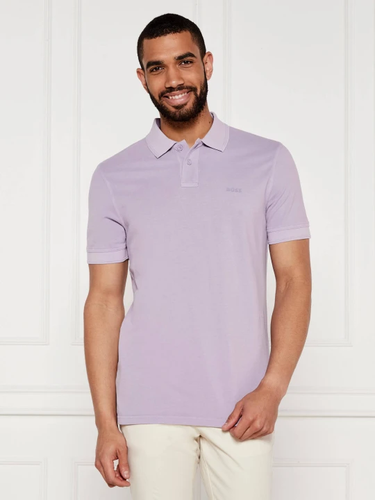 Zdjęcie produktu BOSS ORANGE Polo Prime | Regular Fit lawendowy