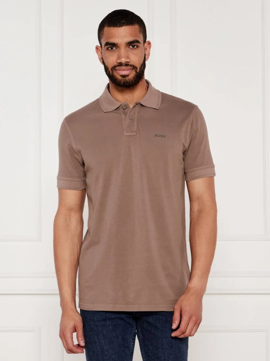 Zdjęcie produktu BOSS ORANGE Polo Prime | Regular Fit brązowy