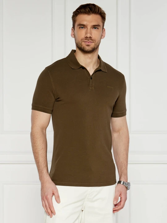 Zdjęcie produktu BOSS ORANGE Polo Prime | Slim Fit oliwkowy