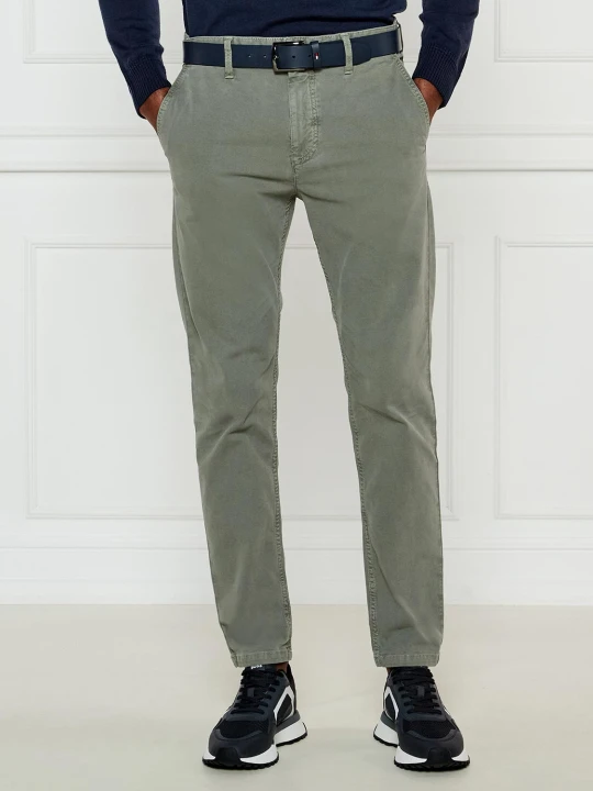 Zdjęcie produktu BOSS ORANGE Spodnie chino 10265822 01 | Tapered fit zielony