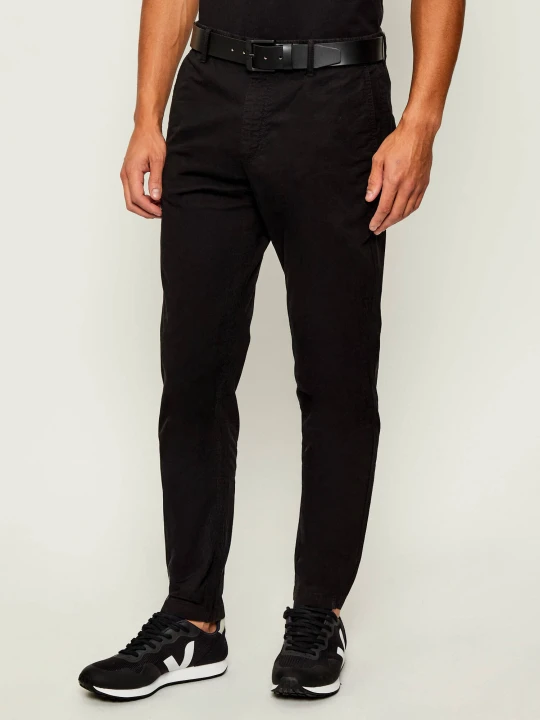 Zdjęcie produktu BOSS ORANGE Spodnie chino DS-1 | Tapered fit czarny