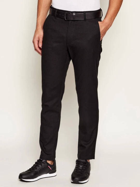 Zdjęcie produktu BOSS ORANGE Spodnie chino DS-5 | Tapered fit czarny