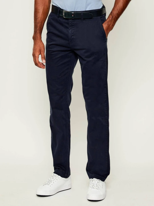 Zdjęcie produktu BOSS ORANGE Spodnie chino | Regular Fit granatowy