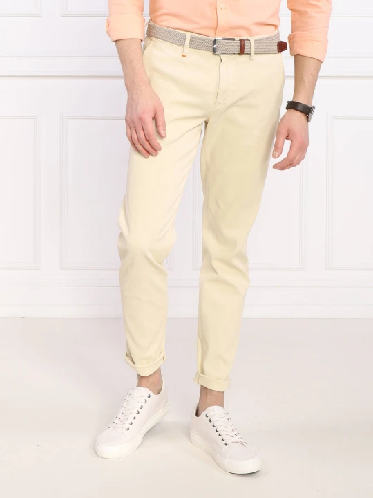 Zdjęcie produktu BOSS ORANGE Spodnie chino Schino Taber | Tapered fit piaskowy